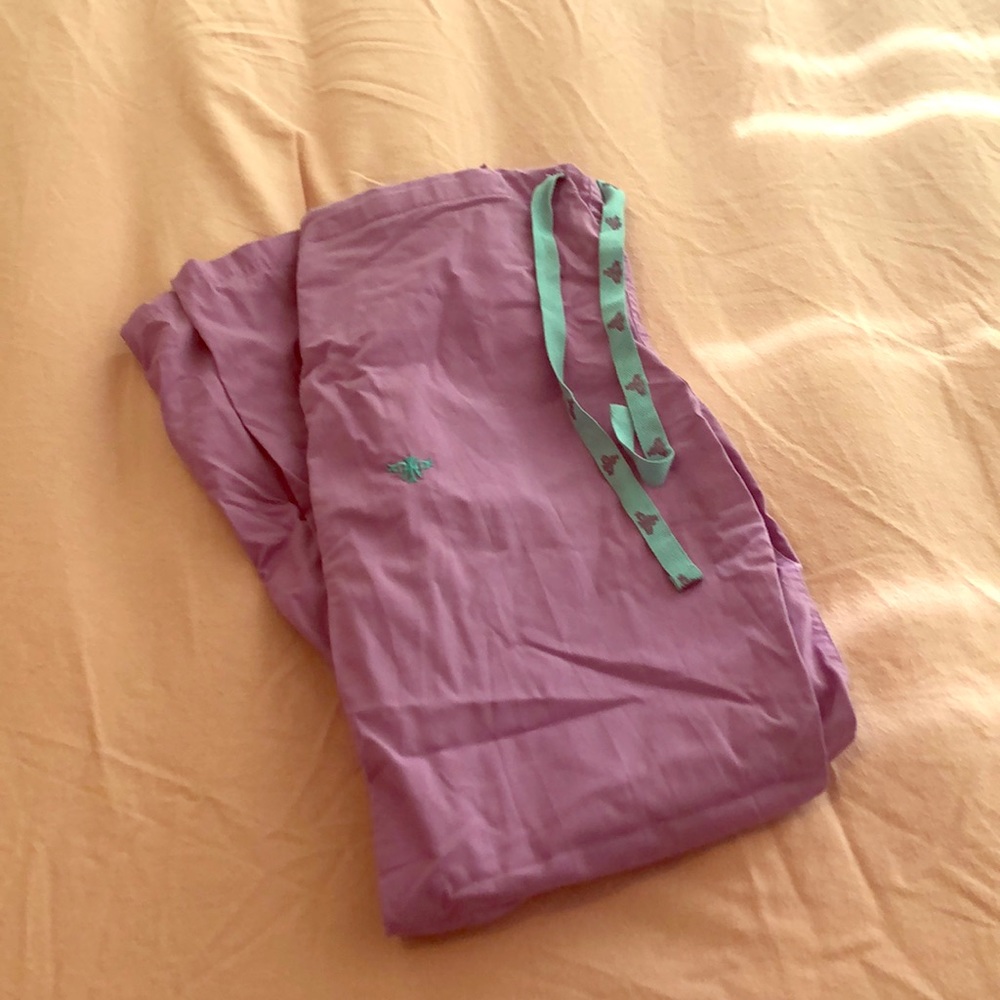 Purple Med couture scrub pant